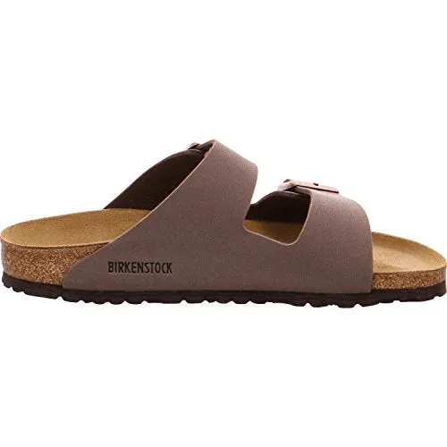 0151183 BIRKENSTOCK ARIZONA BIRKIBUC UNISEX SANDALS NARROW SIZE WOMEN 7N MOCHA - Like New
