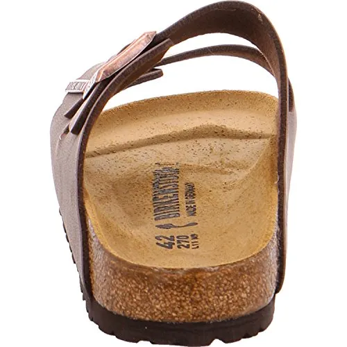 0151183 BIRKENSTOCK ARIZONA BIRKIBUC UNISEX SANDALS NARROW SIZE WOMEN 7N MOCHA - Like New