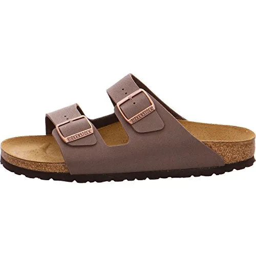 0151183 BIRKENSTOCK ARIZONA BIRKIBUC UNISEX SANDALS NARROW SIZE WOMEN 7N MOCHA - Like New