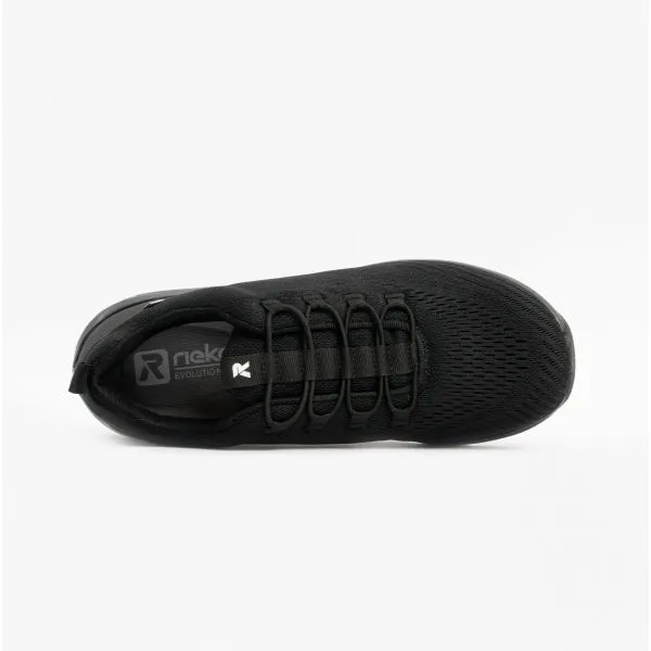 40405-00 Ladies Lace-Up Trainers Black