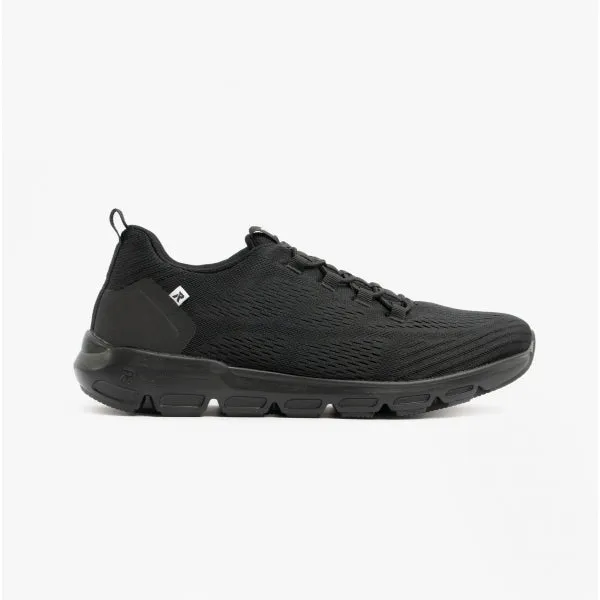 40405-00 Ladies Lace-Up Trainers Black