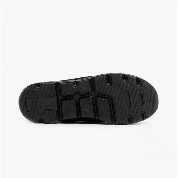 40405-00 Ladies Lace-Up Trainers Black