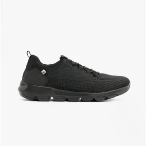 40405-00 Ladies Lace-Up Trainers Black