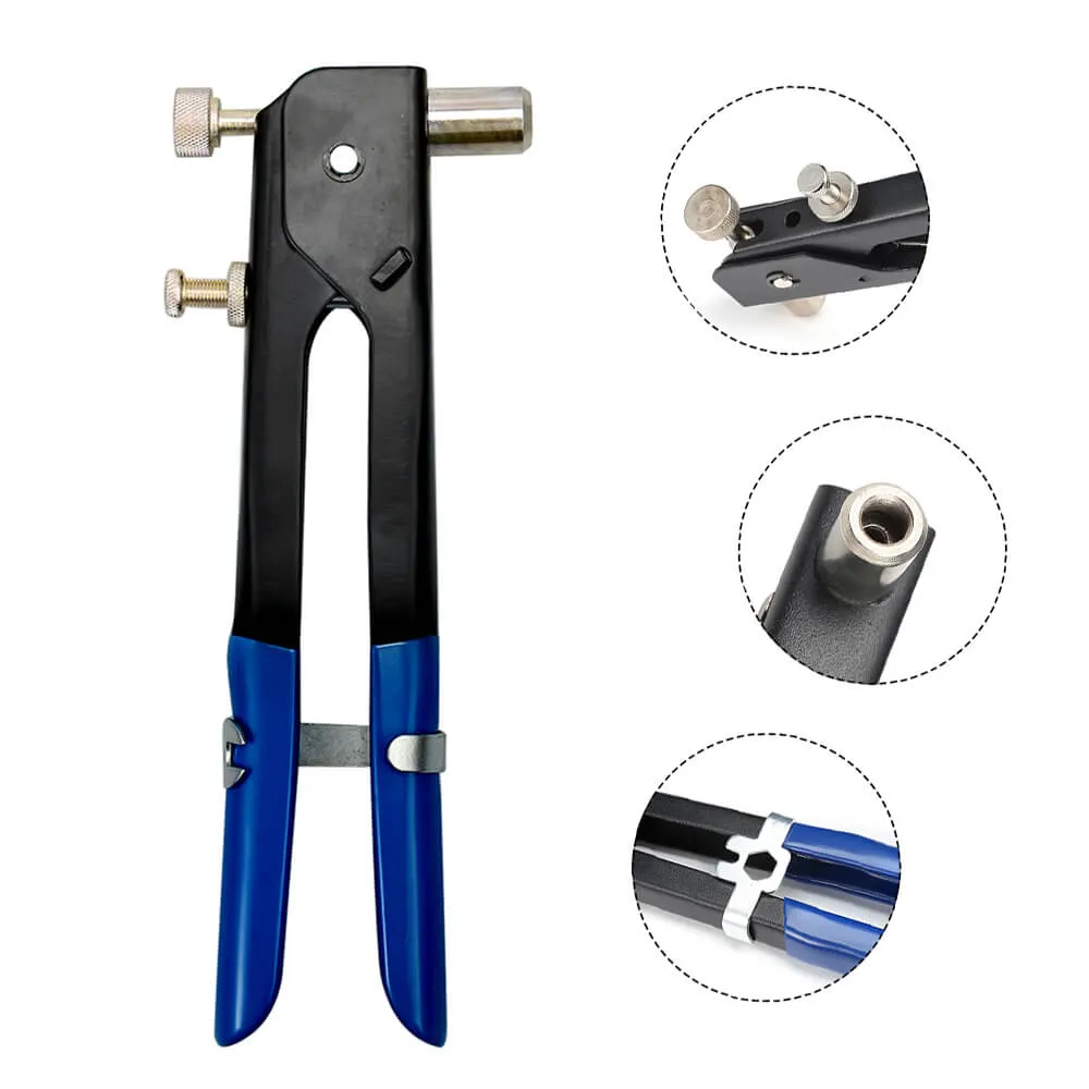 86pcs Rivet Nut Gun Nut Setter Kit Hand Riveter Rivnut Setting