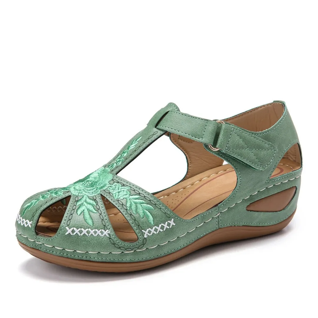 Airfleek Wide Size 12 Wide Toe Box Closed Toe Sandals For Walking