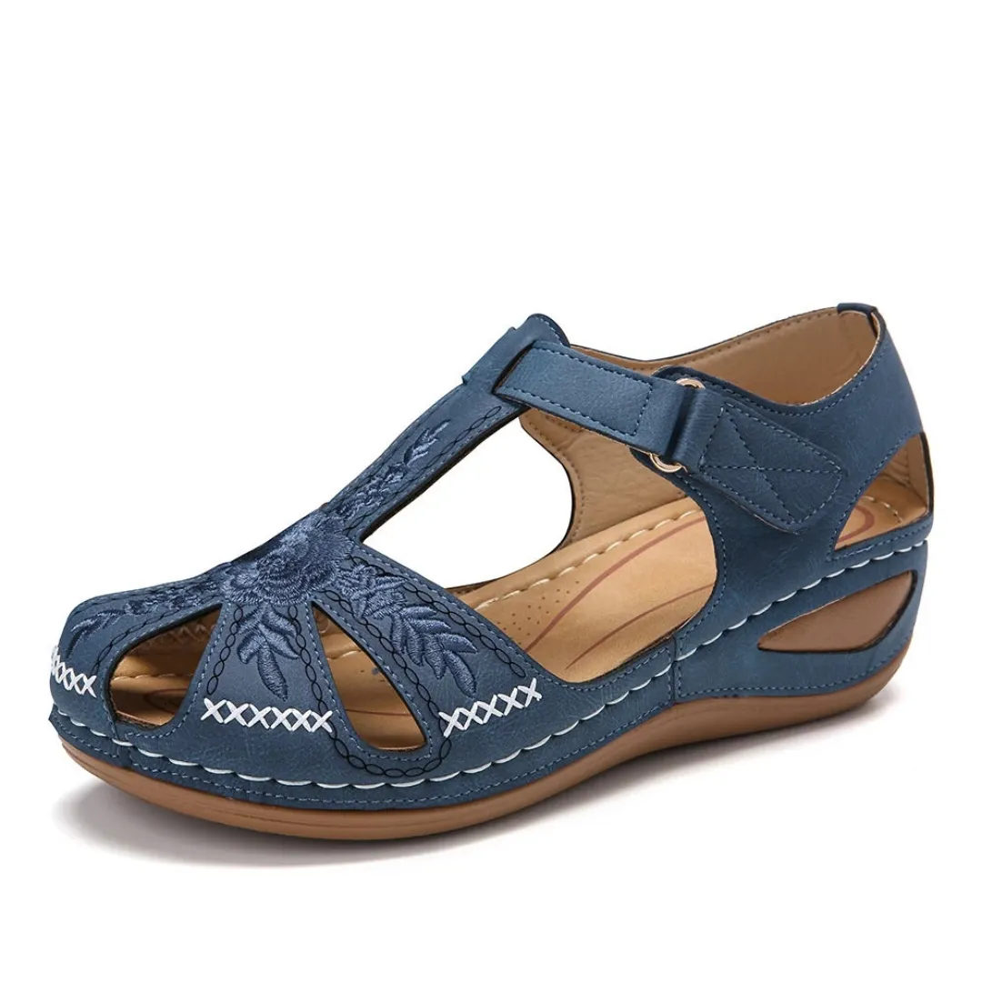 Airfleek Wide Size 12 Wide Toe Box Closed Toe Sandals For Walking