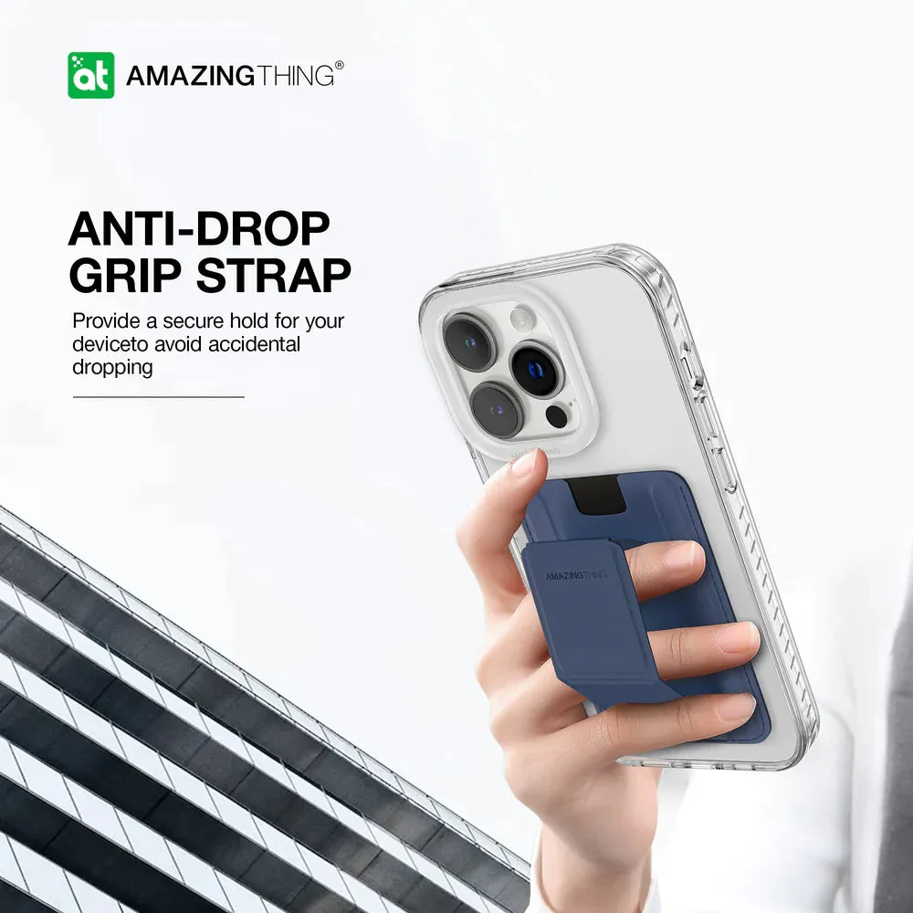 AmazingThing Titan Wallet Set for iPhone 15 Pro - Blue