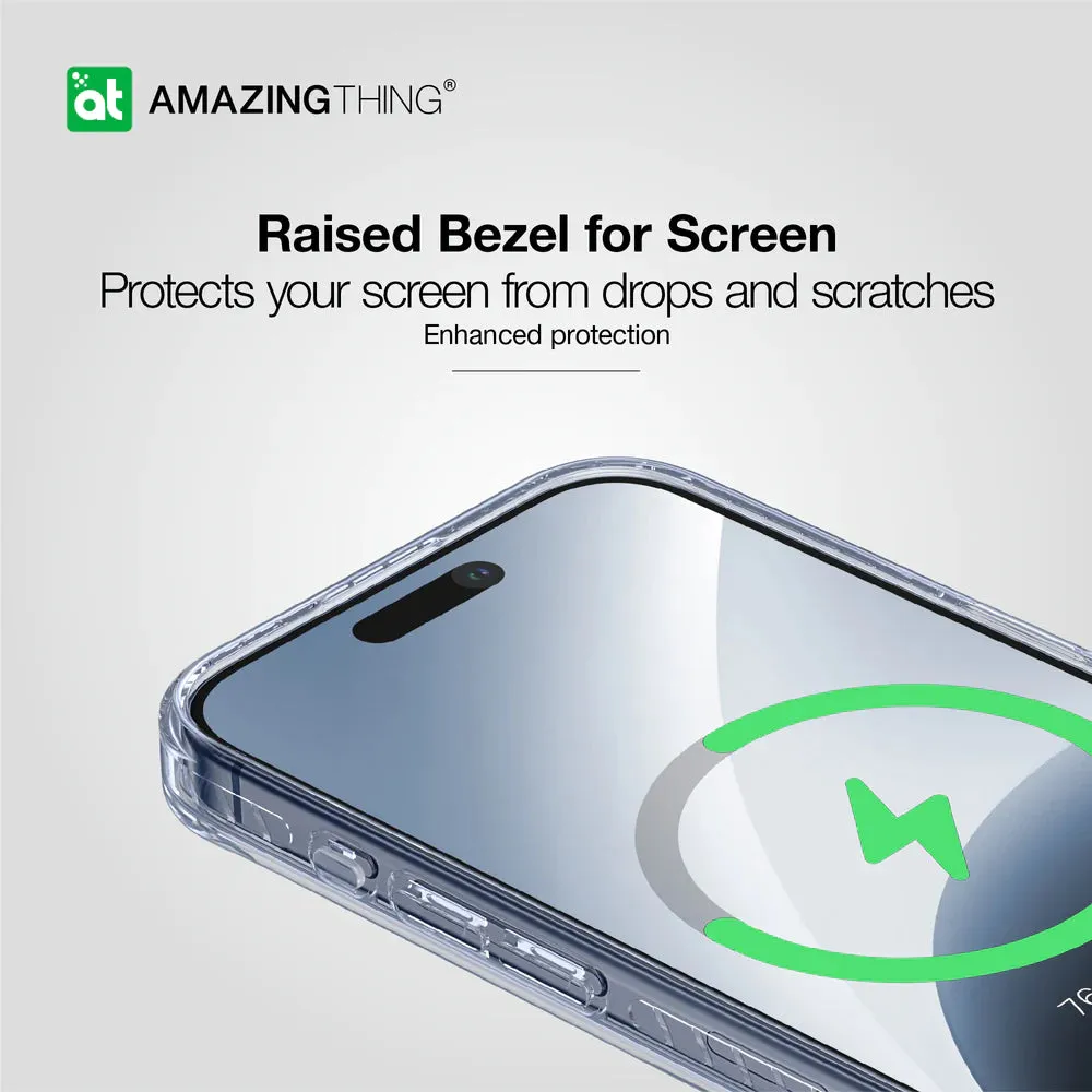 AmazingThing Titan Wallet Set for iPhone 15 Pro - Blue