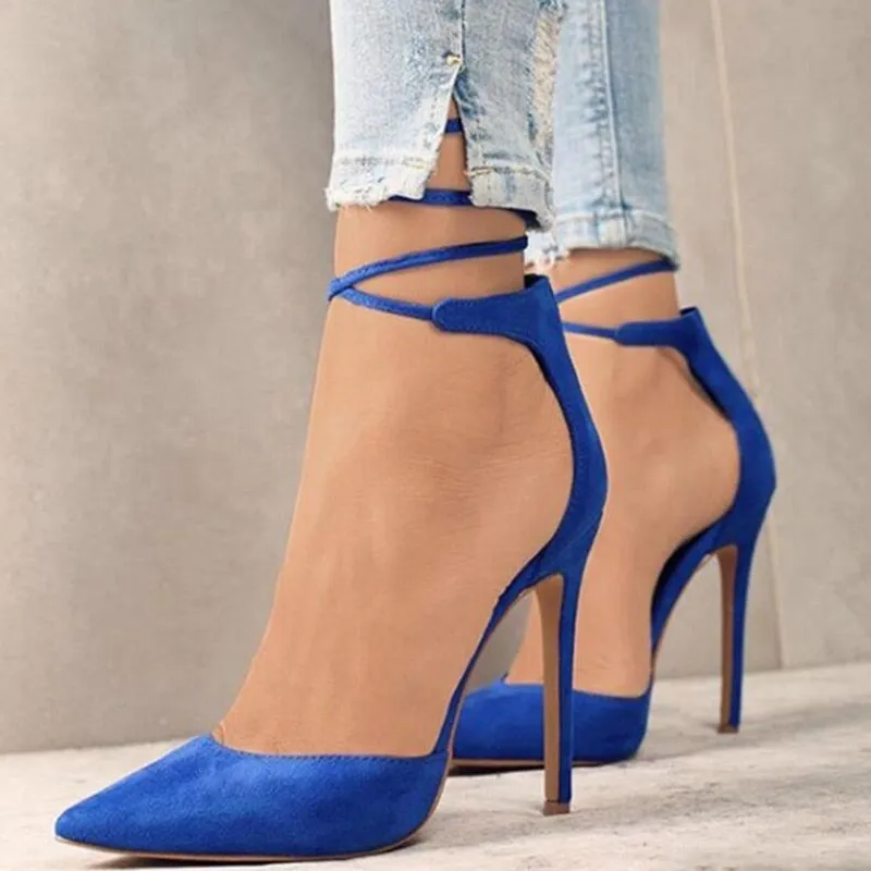 Amozae-Back to College   Ladies High Heels New Lace Wedding Party Office Sandals Women's Shoes Shoes Thin Comfortable Casual Banquet
