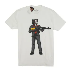 BAWS BEAR T-SHIRTS - SCAR BAWS V2  - WHITE