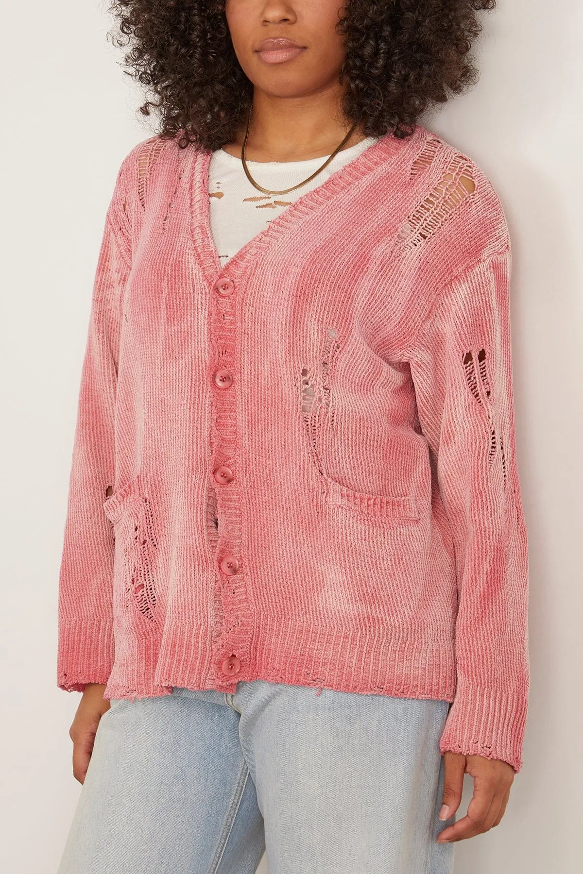 Boyfriend Cardigan in Pink (TS)