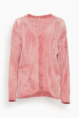 Boyfriend Cardigan in Pink (TS)