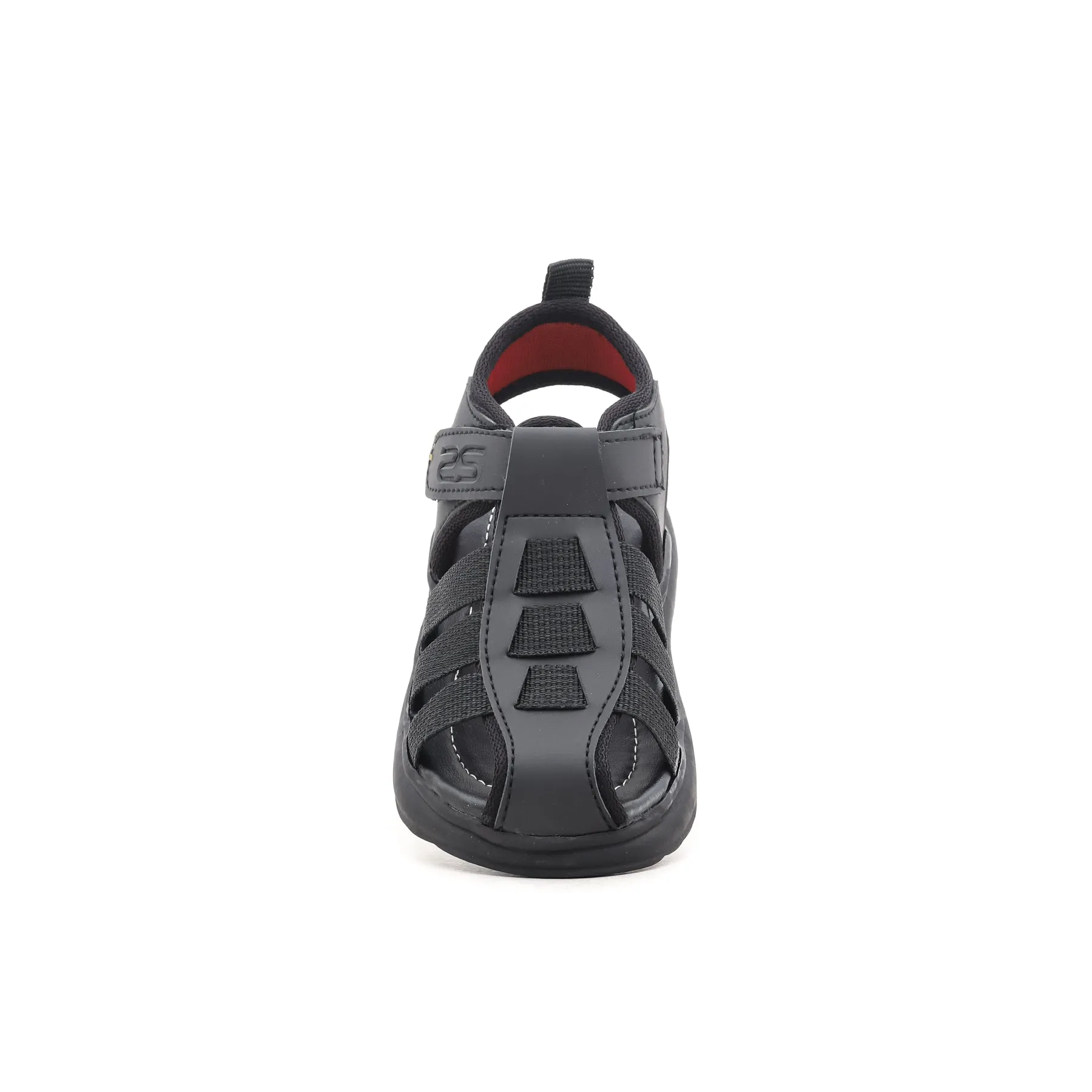 Boys Black Formal Sandal KD9336