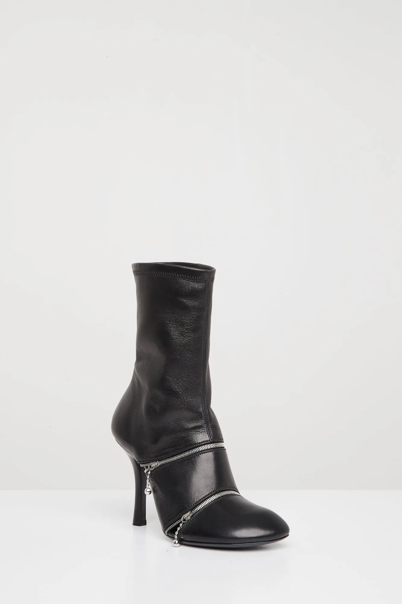 Burberry Peep 100 Boot in Black
