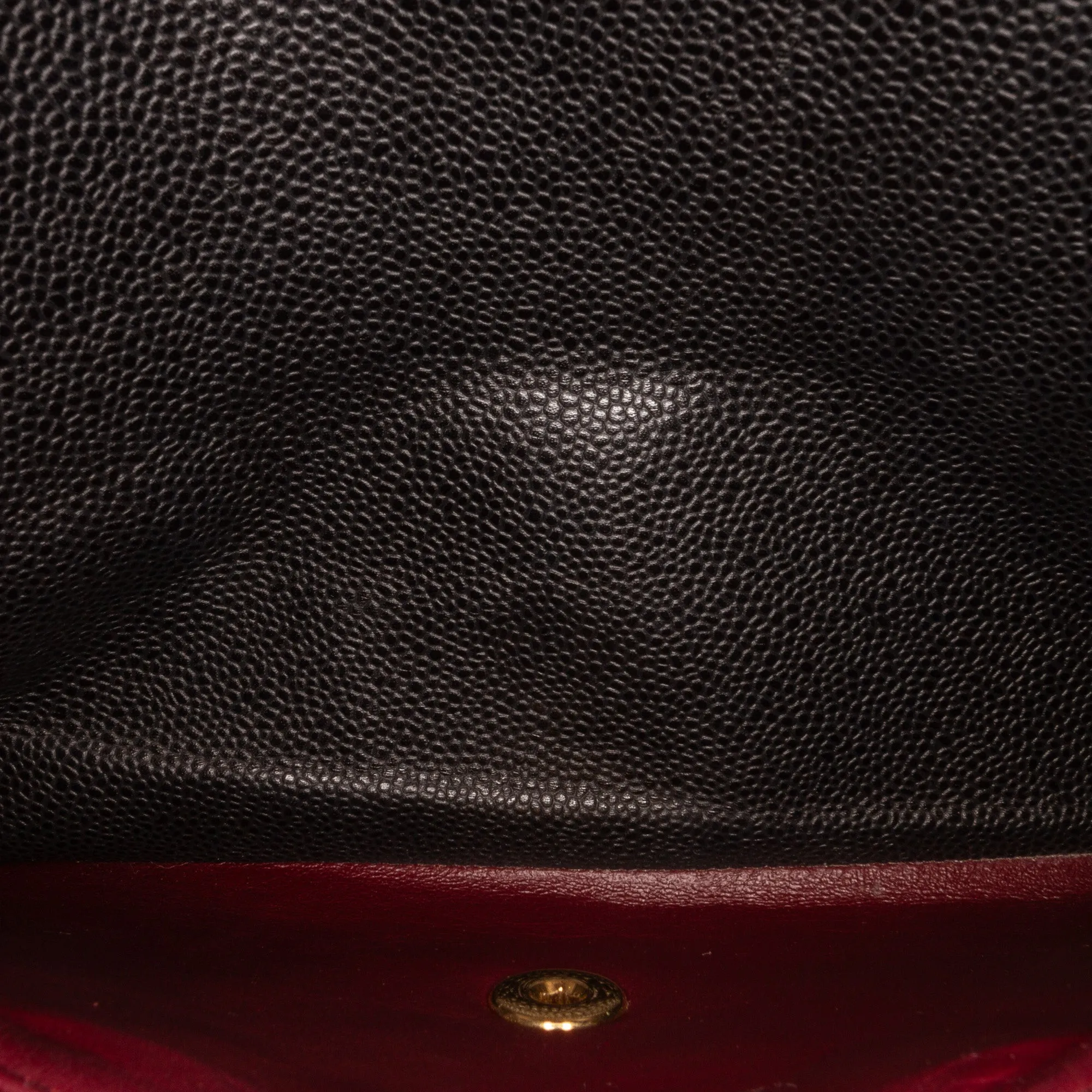 Chanel Classic Double Flap Jumbo Black Caviar Gold