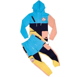 CIVILIZED PULLOVER HOODIE & JOGGER LT BLUE