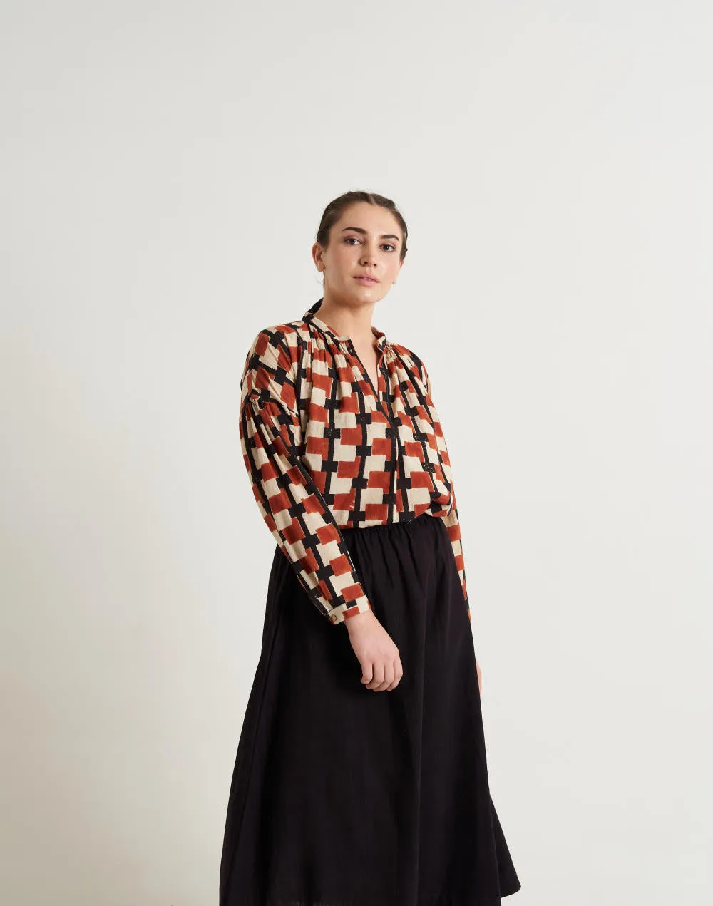 Classic organic black skirt - Black