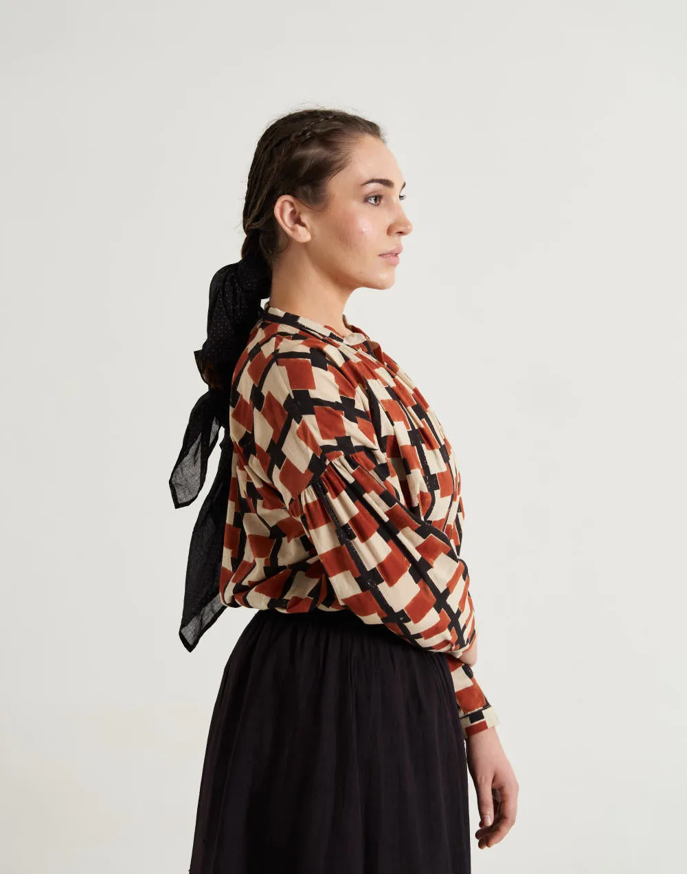 Classic organic black skirt - Black