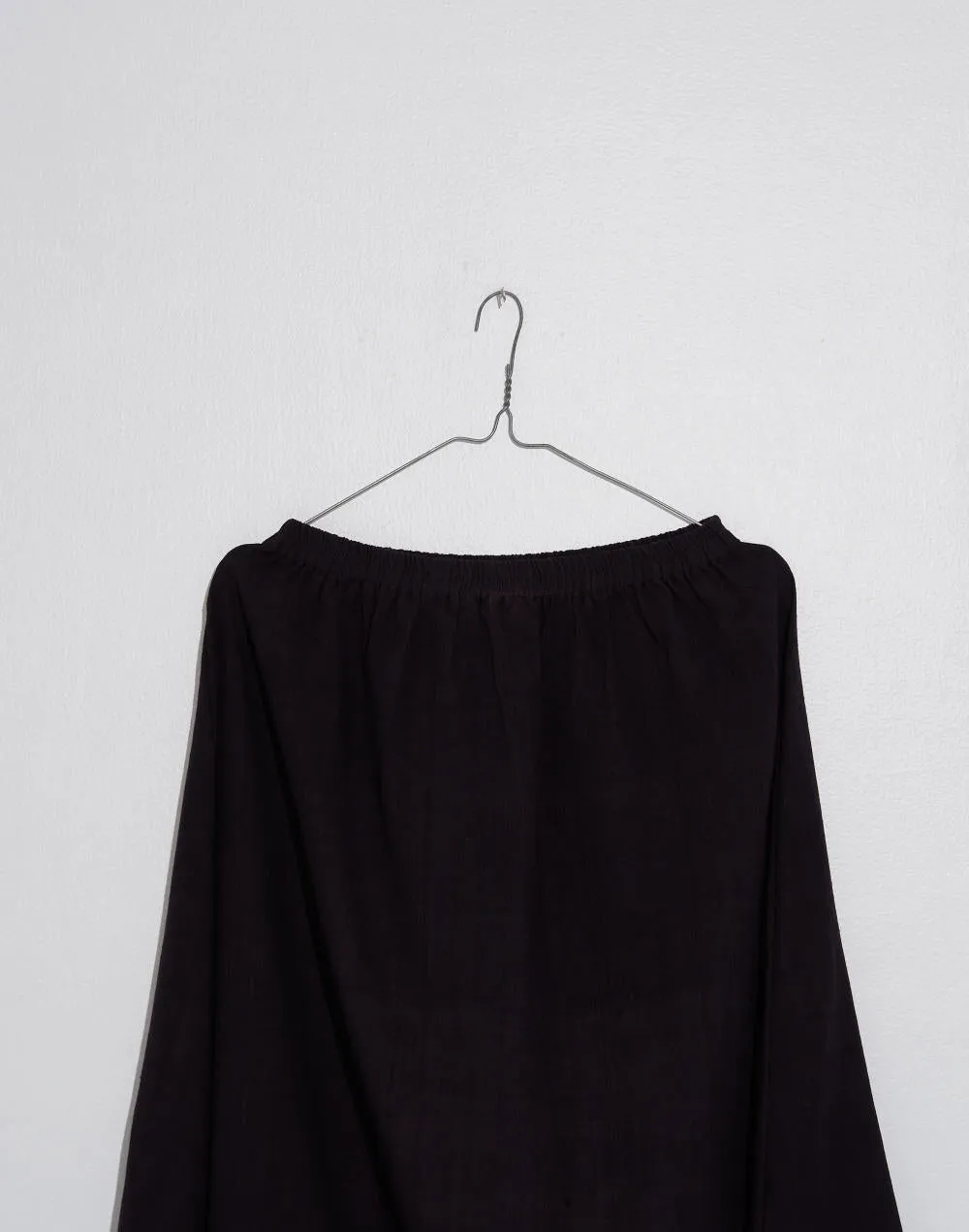 Classic organic black skirt - Black