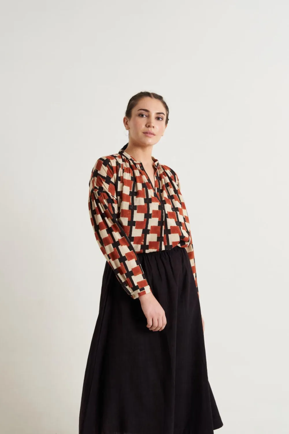 Classic organic black skirt - Black