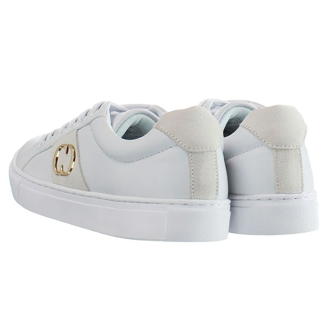 Criminal Damage Drift Mens White Trainers