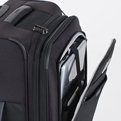 DELSEY Paris Helium Pilot 3.0 Carry-on Exp. Spinner Trolley, Black