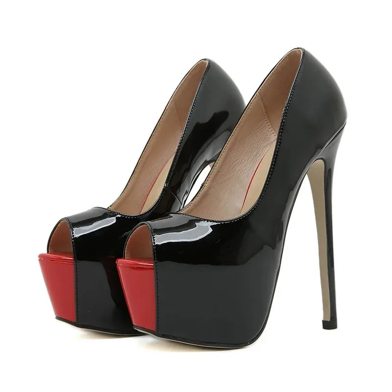 Doreen Spring Peep Toe Platforms