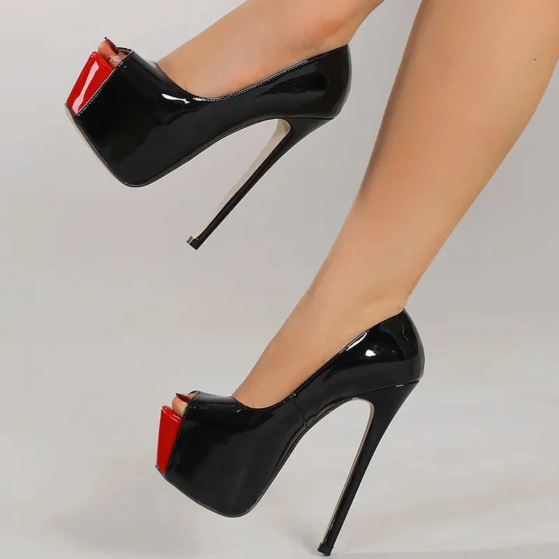 Doreen Spring Peep Toe Platforms