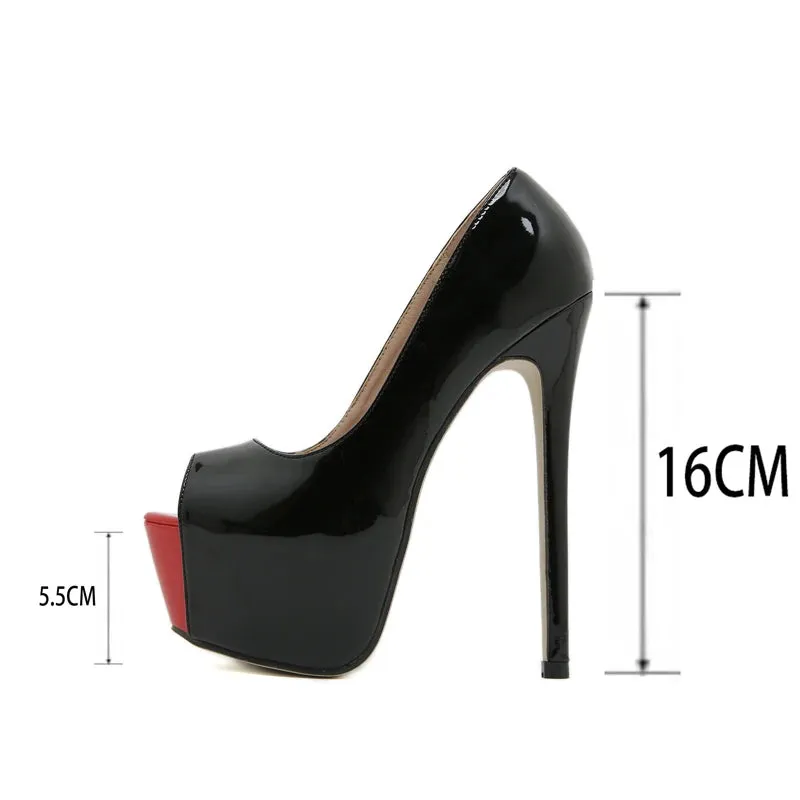Doreen Spring Peep Toe Platforms