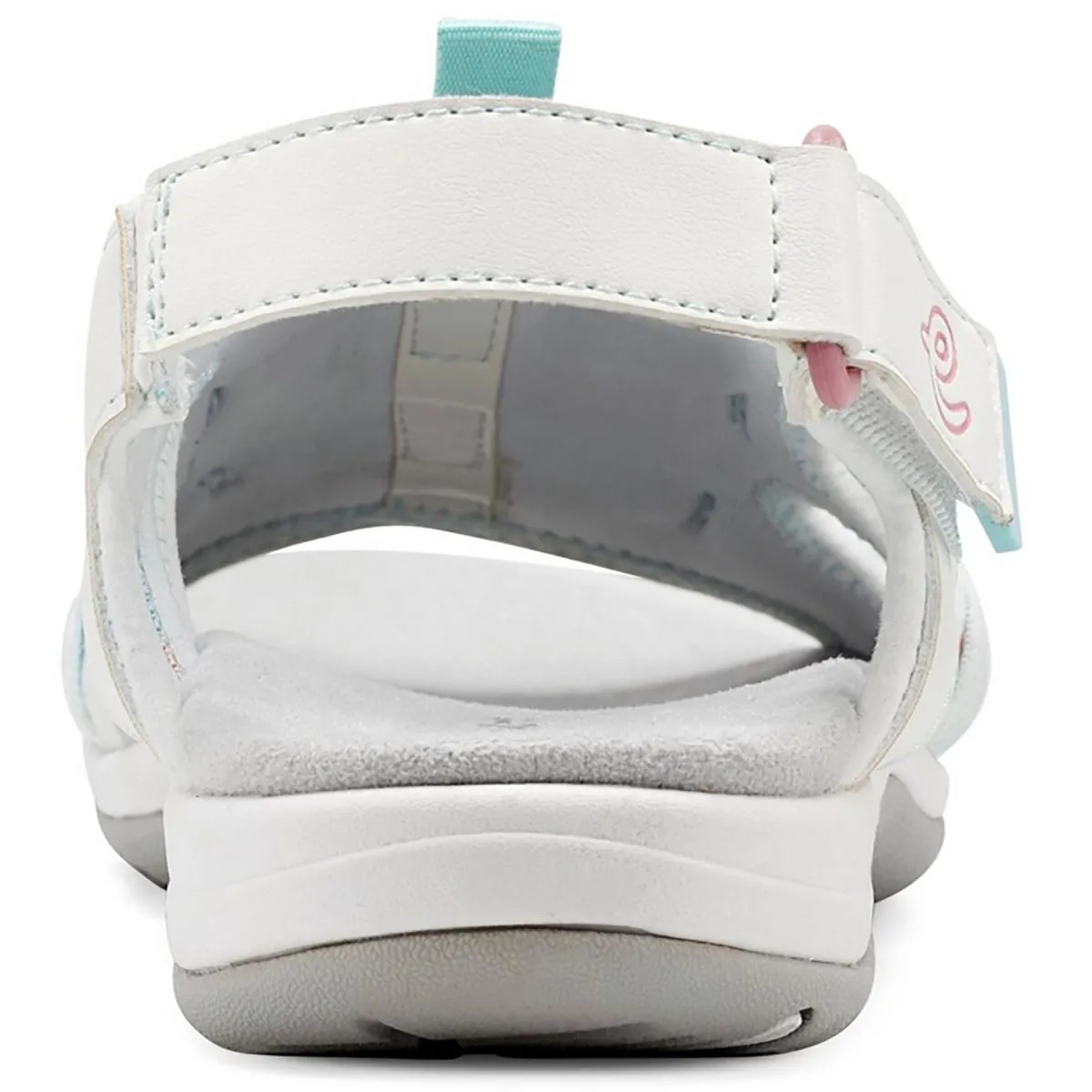 Easy Spirit Womens Spark 9 Faux Leather Cut-Out Sport Sandals