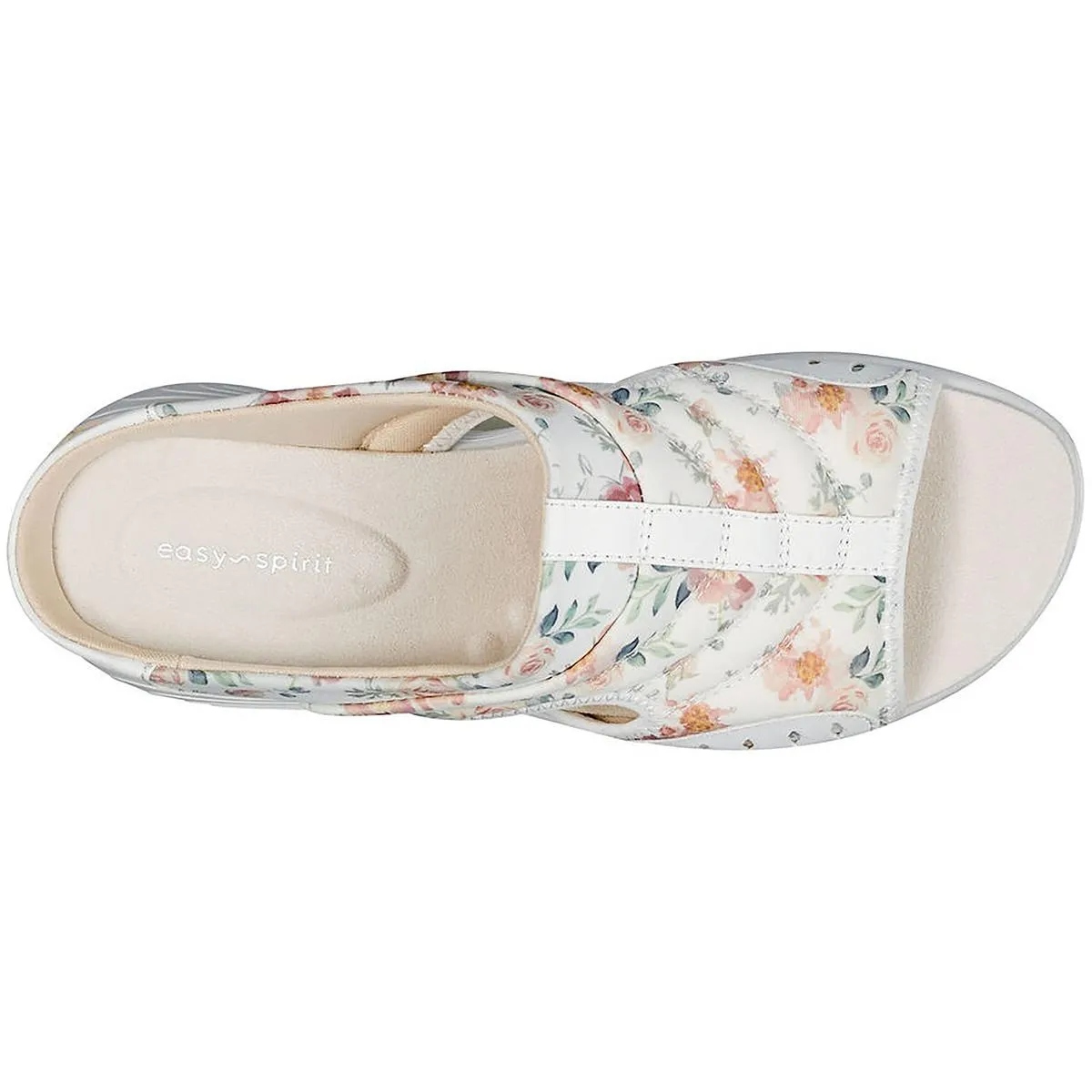 Easy Spirit Womens Traciee 10 Padded Insole Open Toe Mule Sandals