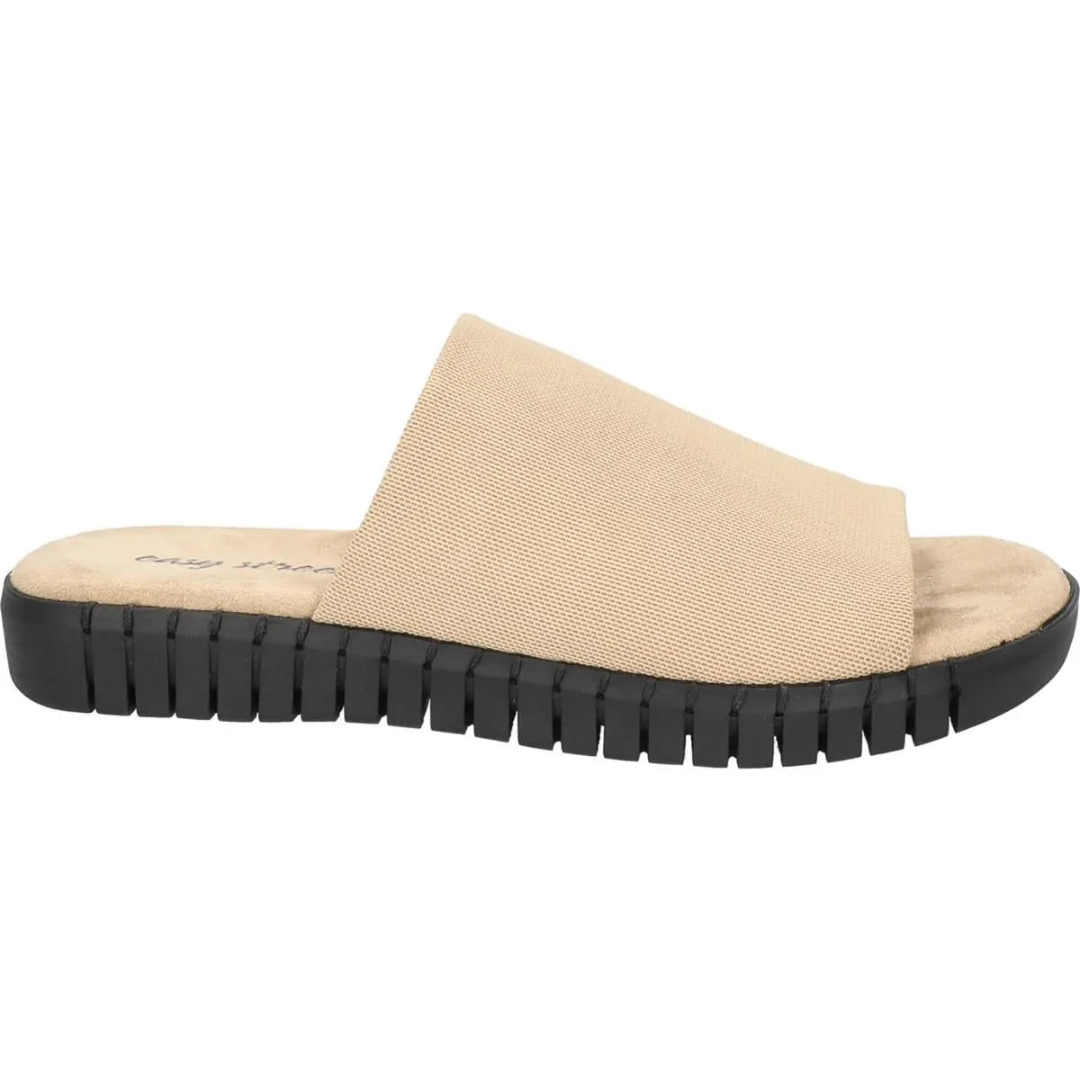 Easy Street Womens Akeyla   Stretch Comfort Insole Slide Sandals