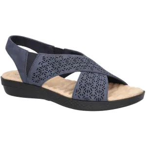 Easy Street Womens Claudia Faux Leather Slingback Sandals