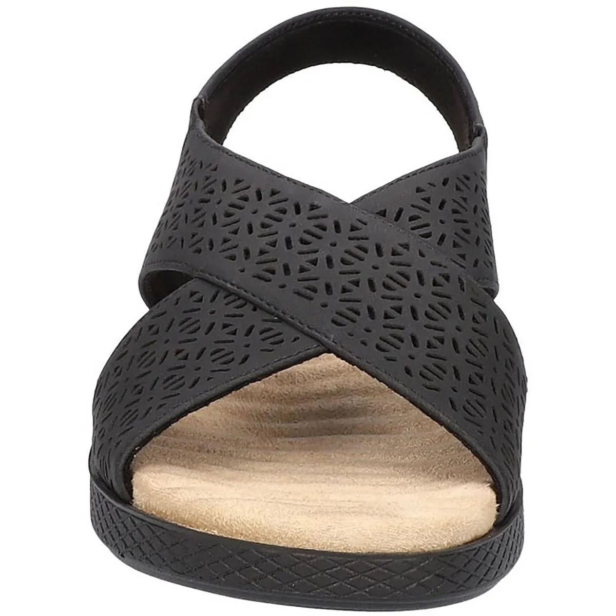 Easy Street Womens Claudia  Slip On Open Toe Slingback Sandals