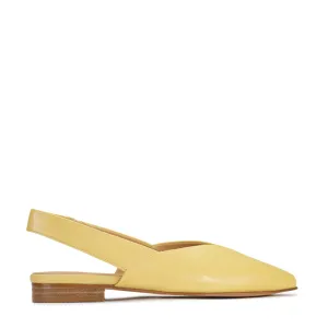 EMIRA SLING-BACK LEATHER FLATS