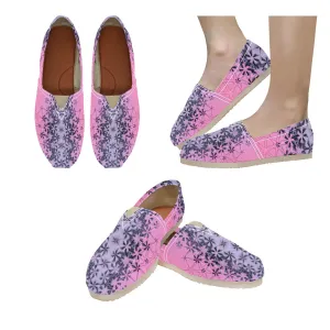 Espadrilles Canvas Summerville Sunset Pink and Lavendar