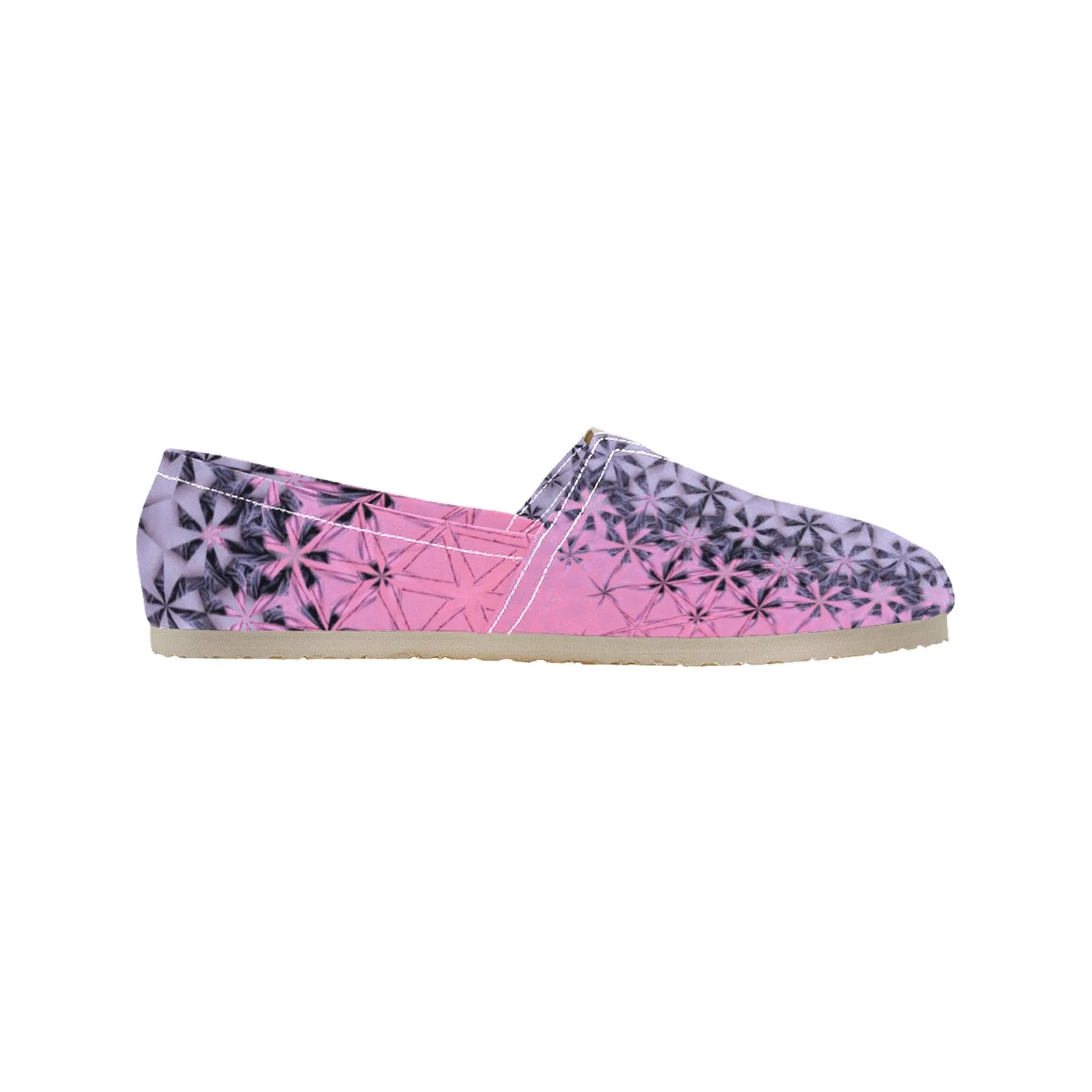 Espadrilles Canvas Summerville Sunset Pink and Lavendar