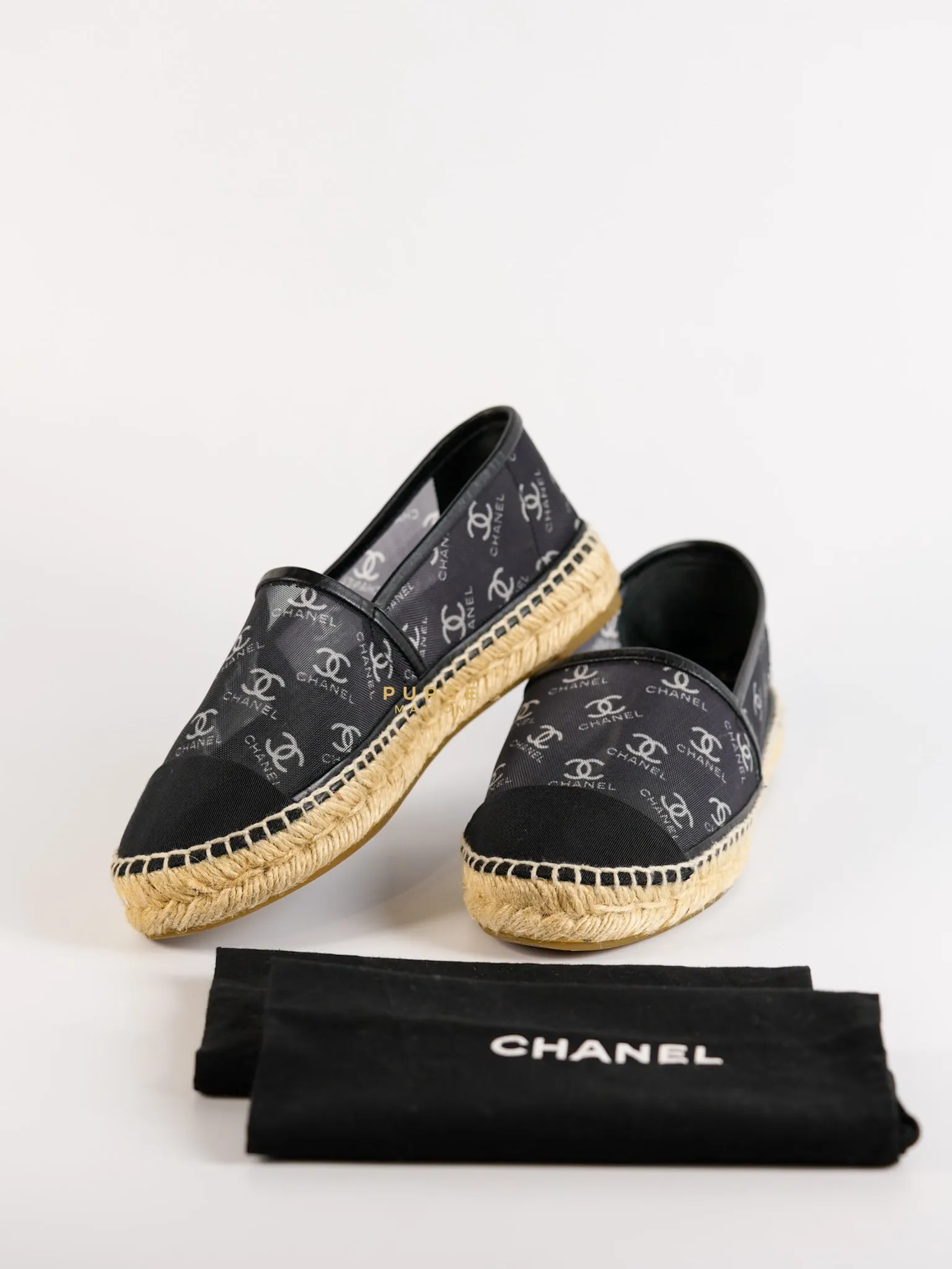 Espadrilles Mesh Grosgrain CC Size 36 EU (25cm)