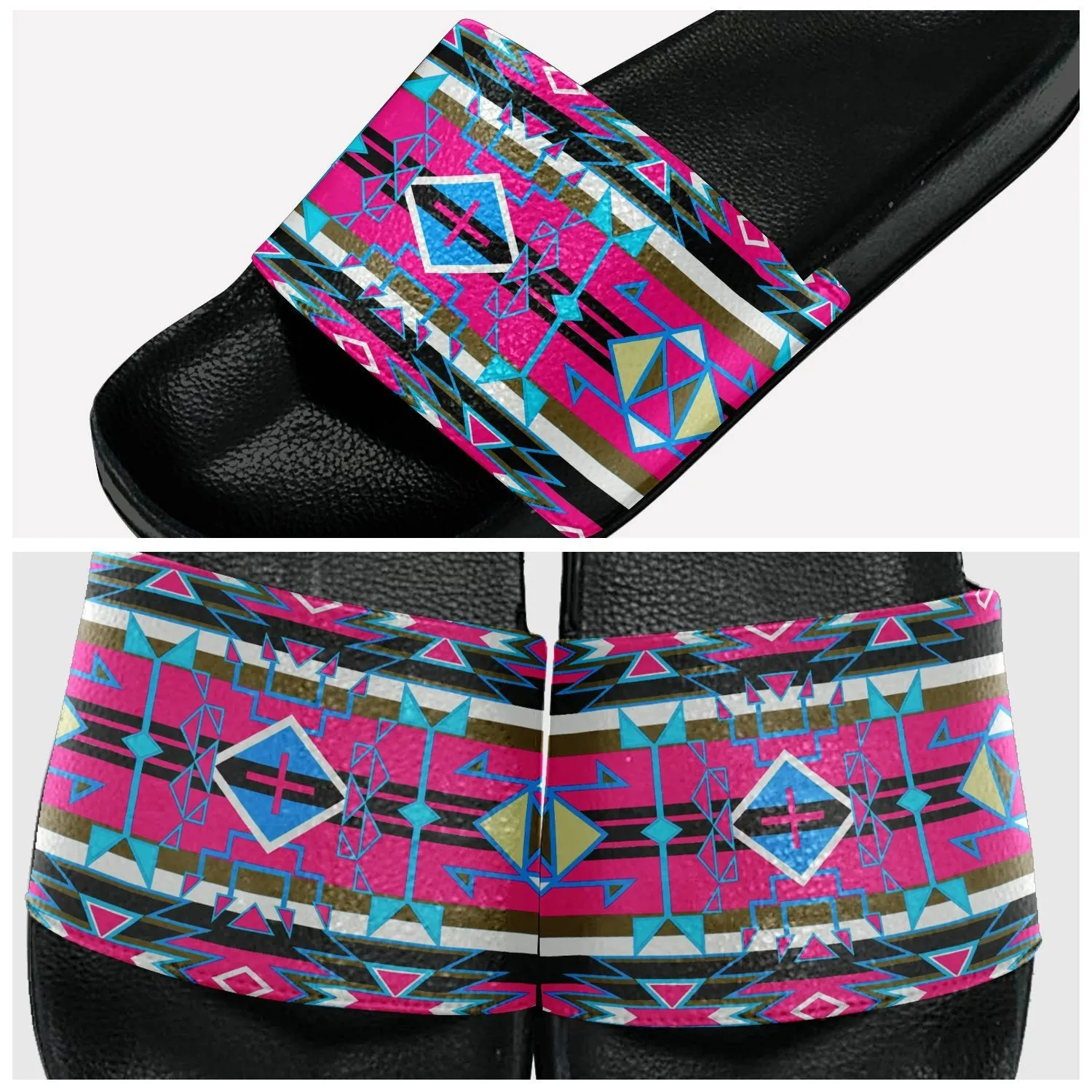 Force of Nature Sunset Storm Slide Sandals