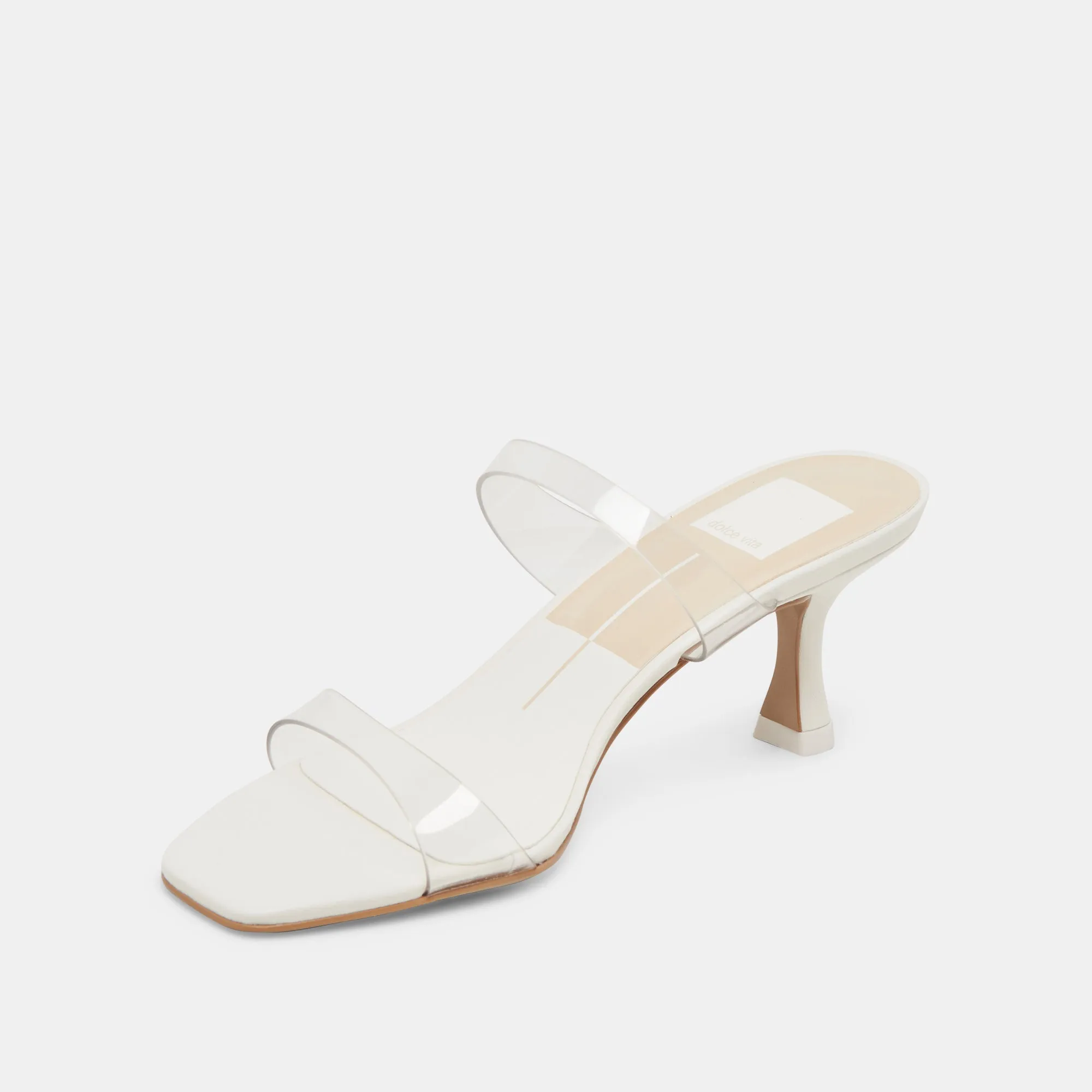 GENORA WIDE HEELS CRYSTAL VINYL