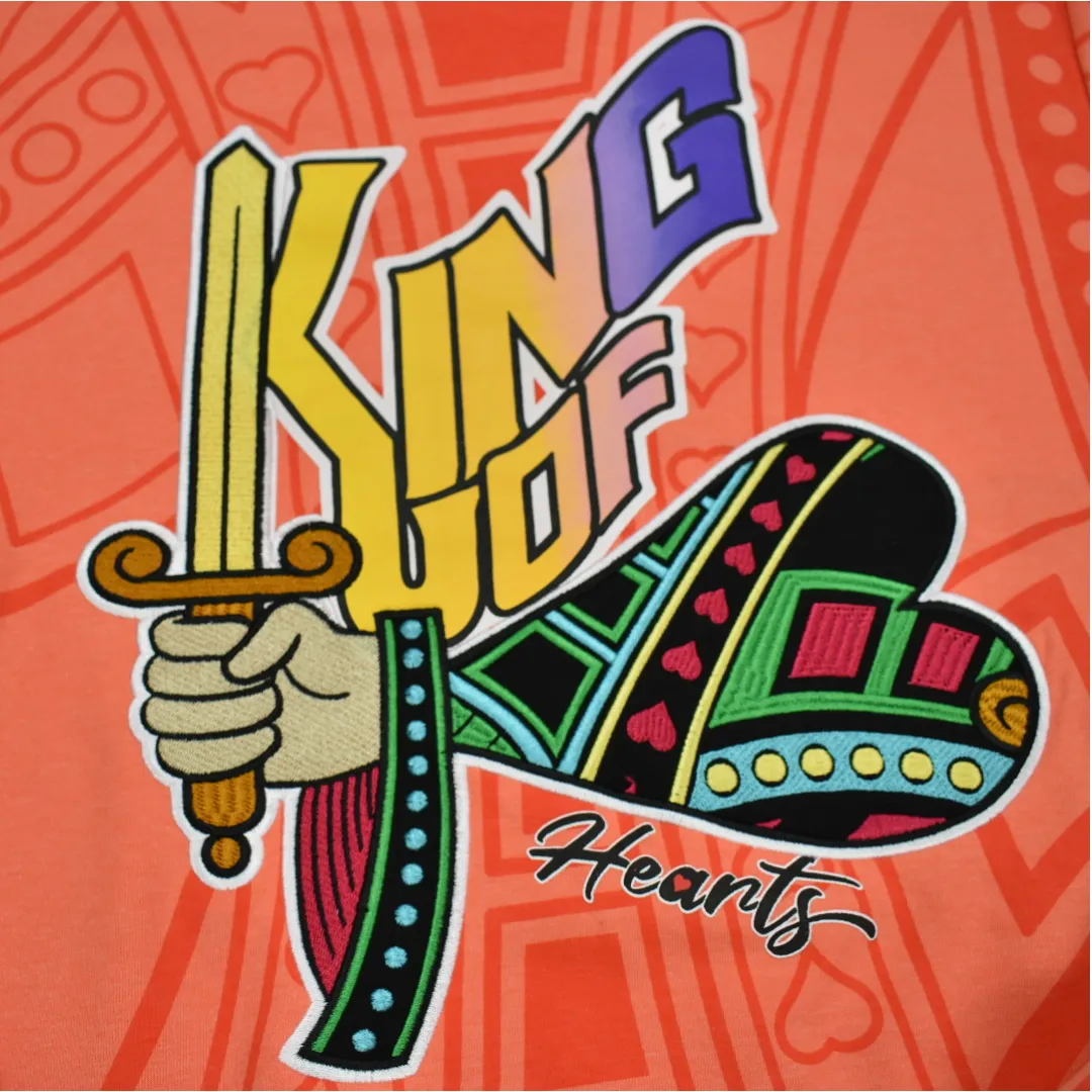 GENUINE CREWNECK KING SET - CORAL