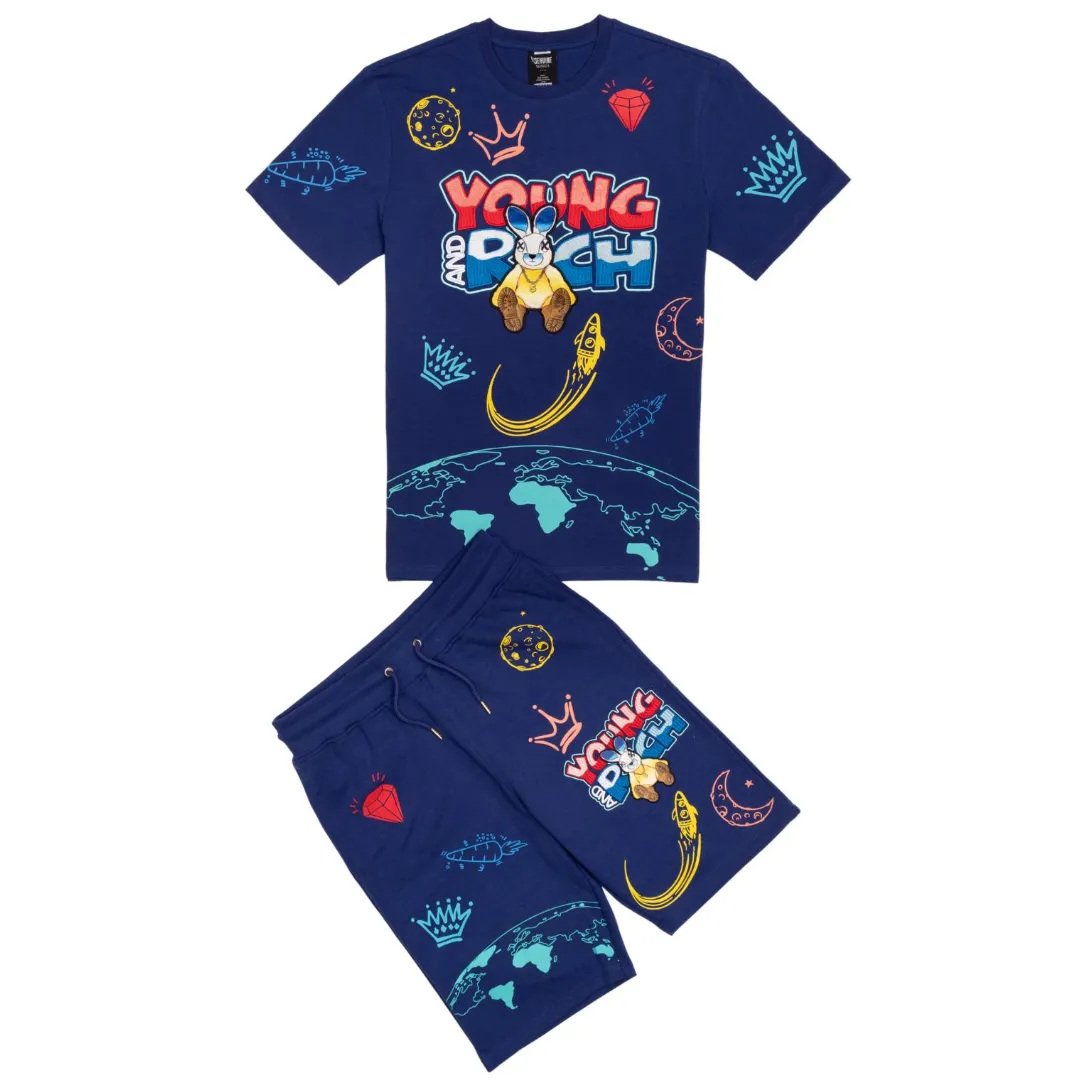 GENUINE YOUNG & RICH SHORT SETS - ROYAL