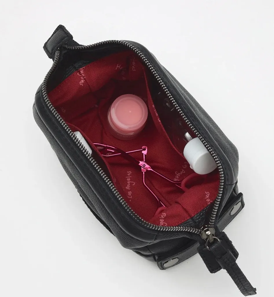 Hammit Kit small black make up bag