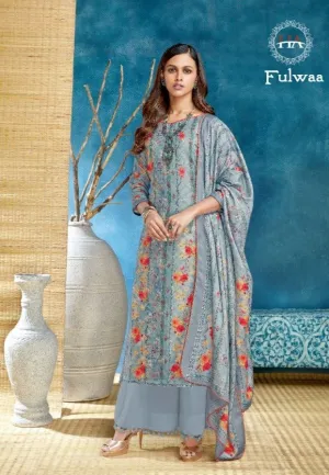 Harshit Fashion Hub Launched Fulwaa Pure Pashmina Printed Fancy Designer Salwar Kameez