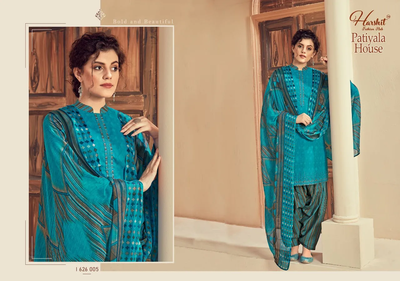 Harshit Fashion Hub Patiyala House Cotton Print Salwar Suit Collections