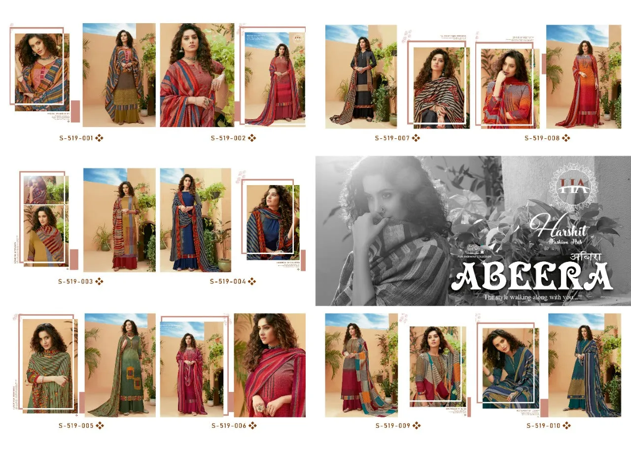 Harshit Fashion Hub Presents Abeera Pashmina Printed Fancy Designer Salwar Kameez