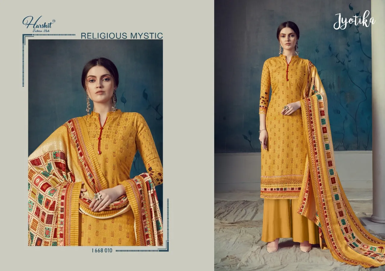 Harshit Fashion Hub Presents Jyotika Pashmina Printed Fancy Designer Salwar Kameez