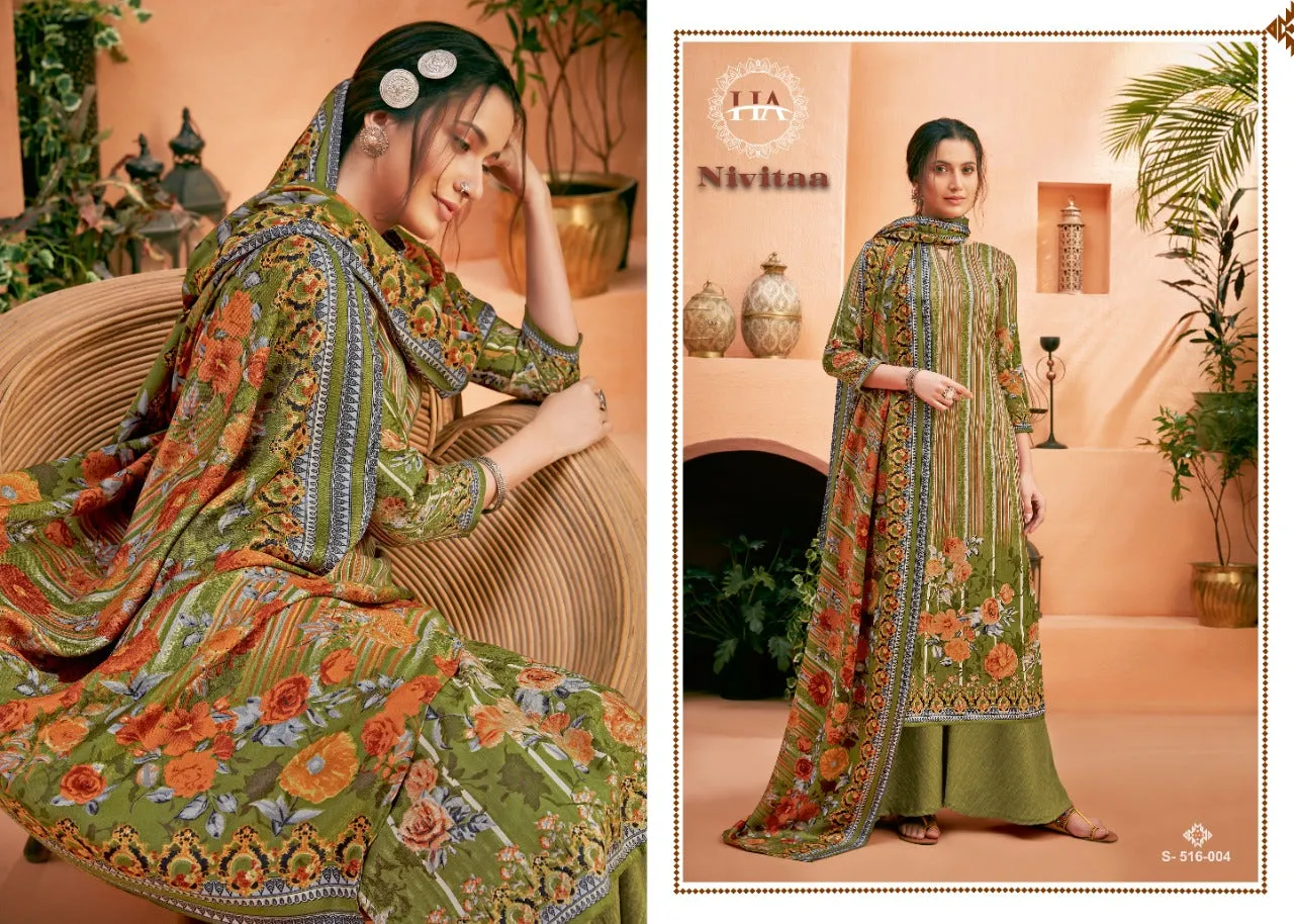 Harshit Fashion Hub Presents Nivitaa Pashmina Printed Fancy Designer Salwar Kameez