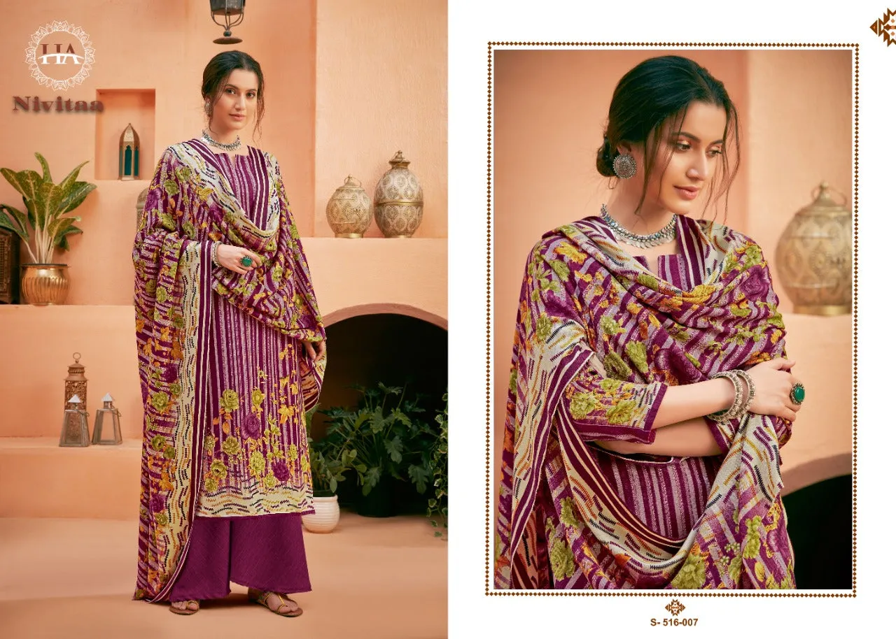 Harshit Fashion Hub Presents Nivitaa Pashmina Printed Fancy Designer Salwar Kameez