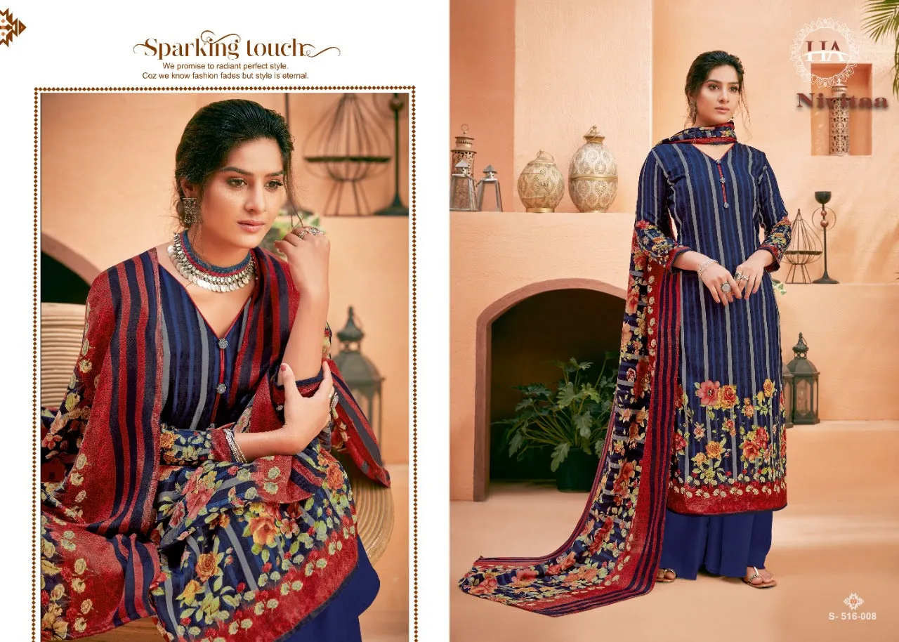 Harshit Fashion Hub Presents Nivitaa Pashmina Printed Fancy Designer Salwar Kameez